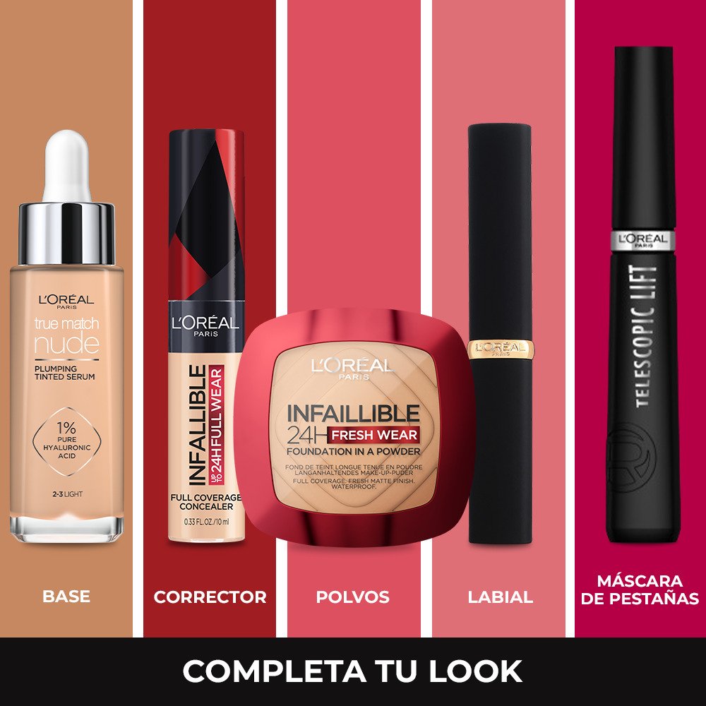 Gama de productos Infallible: Completa tu look Perú